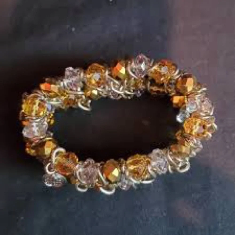 Dana Buchman Bronzo Miele and transparent Bracelet